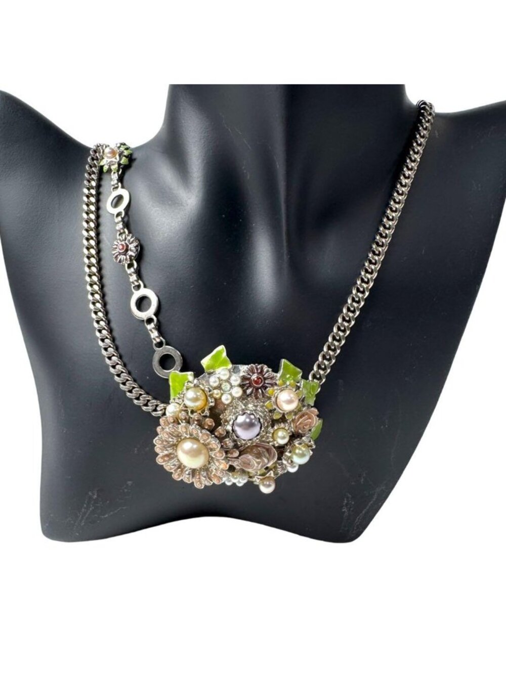 Chanel 05P Floral Chain Belt Necklace 2-Way CC Logo - Picture 2 of 14